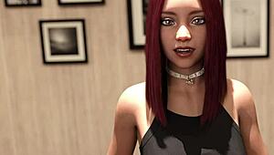 Horny busty redhead is my college roommate, let's fuck