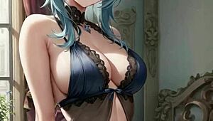 this 3d animated ai couple breaks routine with steamy pussy play asmr