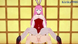 mafuyu kirisu screams during intense creampie sex!