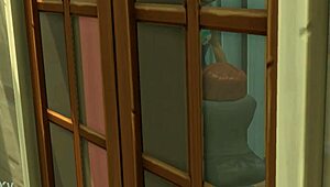 voyeur life 2 - i felt shocked seeing the bartender sucking the prince's dick in the restroom