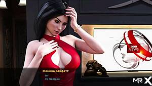 In this hentai game, two girls give a double blowjob.