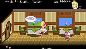 Peach's Untold Tale: Train Scene With Big Tits