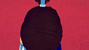 avatar korra delivers perfect blowjob in 3d cartoon