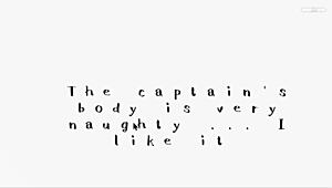 Hell yeah! I’m dying to bang the big-breasted captain of my dreams!