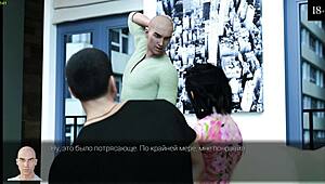 Anna's exciting affection gameplay continues on the beach