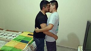 Fucking with the delivry guy.