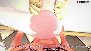 Arlecchino naked gets banged in ahegao pov fantasy scene