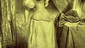 old-school erotic drawings bring vintage fantasies to life in anime style.