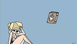 Watch This Animated Girl Get Wedgies in Compilation One!