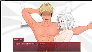 Silver bullet part 1 featuring anime game fingering and masturbation