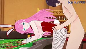 mafuyu kirisu screams during intense creampie sex!