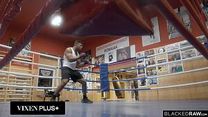 BlackedRaw Naughty Gym Hottie Lisa Belys Takes BBC Workout in Debut