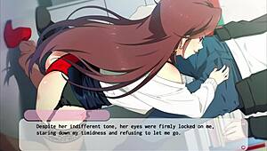 In EROVOICE PART 11, the anime characters engage in hentai games.