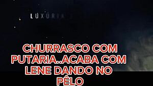 era pra ser s� um churrasco mas a safada deu pra 2 no pelo e tomou muita porra e deu o cuzinho