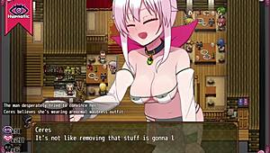 Bruxinha Confusa Tira A Roupa Dentro Do Banheiro Masculino - Ceres And The Contract Guild - Jogo Hentai - Parte 3