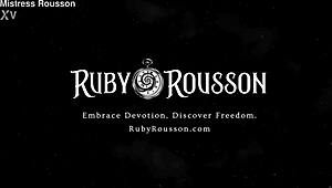 i’m in ruby rousson’s final chastity release arousal study