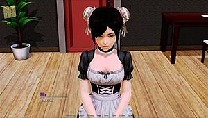 Explore harem hotel in anime game