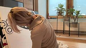 Just Painting My Studio Art Today