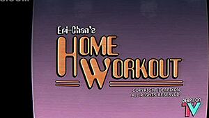 Eri-Chan's Home Workout Turns Into Something More