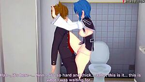 Xenovia and Issei Fuck Hard, Rias Finds Out in HS DxD NTR Madness