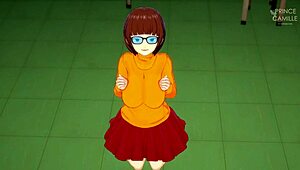 velma denkley unravels mystery using her tight pussy in cosplay