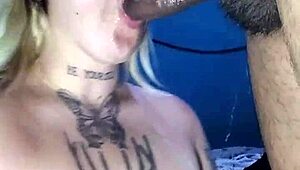 She starts with a blowjob and then moves to anal sex with her lover