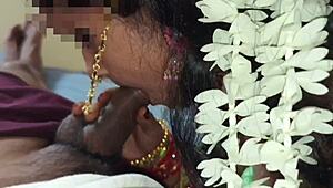 अह, फर्स्ट मैरिज वाइफ और हसबैंड डर्टी टॉक ब्लोजॉब के साथ बेंगिंग xxx