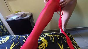 Zamira promises a big reward if you take her to the gym with her stepson