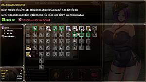 Karryn’s Prison gameplay in intense prisoner mode