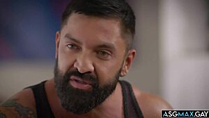 Stepdad dominic pacifico dominates stepson nicholas adams in intense gay sex