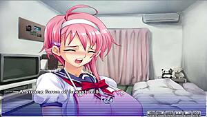 In the anime hentai game Apartment of Love, episode 5 involves groping her in various scenes