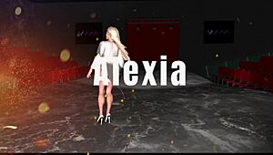 Denice and Alexia drive me wild in interracial threesome action.