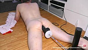 Mike and the Big Black Mamba Fuck on Machine