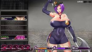 Karryn’s Prison gameplay in intense prisoner mode