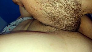 Did the husband really ask to fill his wife's tight pussy with cum in this anime scene?