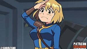 fallout game hentai parody with bent over action
