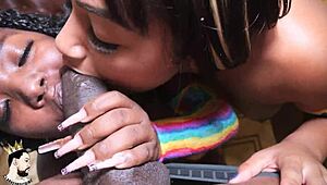 rainbow twins stepmom soraya castro and holly bombom share bbc in wild scene