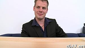 Intense gay ass pounding