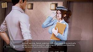 Academy 256 showcases cute babe with big tits in stunning 3D outfit