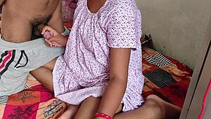 Asian Maid Fucked Hard While Pressing Mistress's Feet in Rough Play