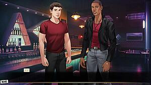 Complete gameplay - our red string part 21 with naked blonde using dildo in photoshoot