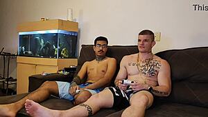 Bold Game Turns Into Wild Gay Amateur Action