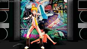 Intense Anime Erotic Scene Where Characters Go Bananas With Banana Play In Hentai Style