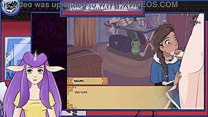 i'm watchin' avatar hentai where nami gives a blowjob and gets facial