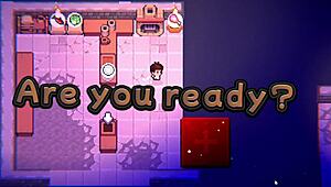 Hey, in this hentai game, my friend’s getting pounded at the beach