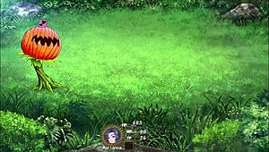 this cute adventurer loses her virginity to her pink friend 😘