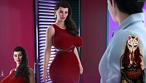 Apocalust 9 - Gamer Girl Flashes Big Tits in See-Through Bra
