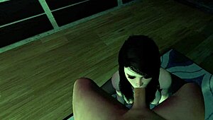 3D Hentai Evening Turns Wild with Big Ass Stepsister Creampie