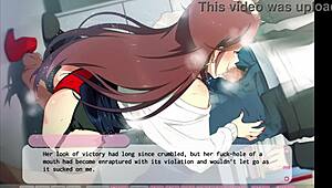 In EROVOICE PART 11, the anime characters engage in hentai games.