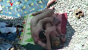 Yo, Mature Couple Banging on Beach Under Sun, So Wild! 🌞